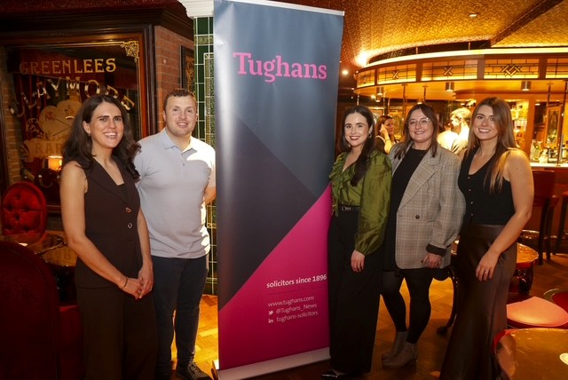 Tughans solicitors sponsors at EYBA networking event